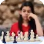 Image of woman playing chess